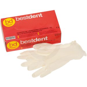 GUANTES LATEX BESTDENT CON POLVO